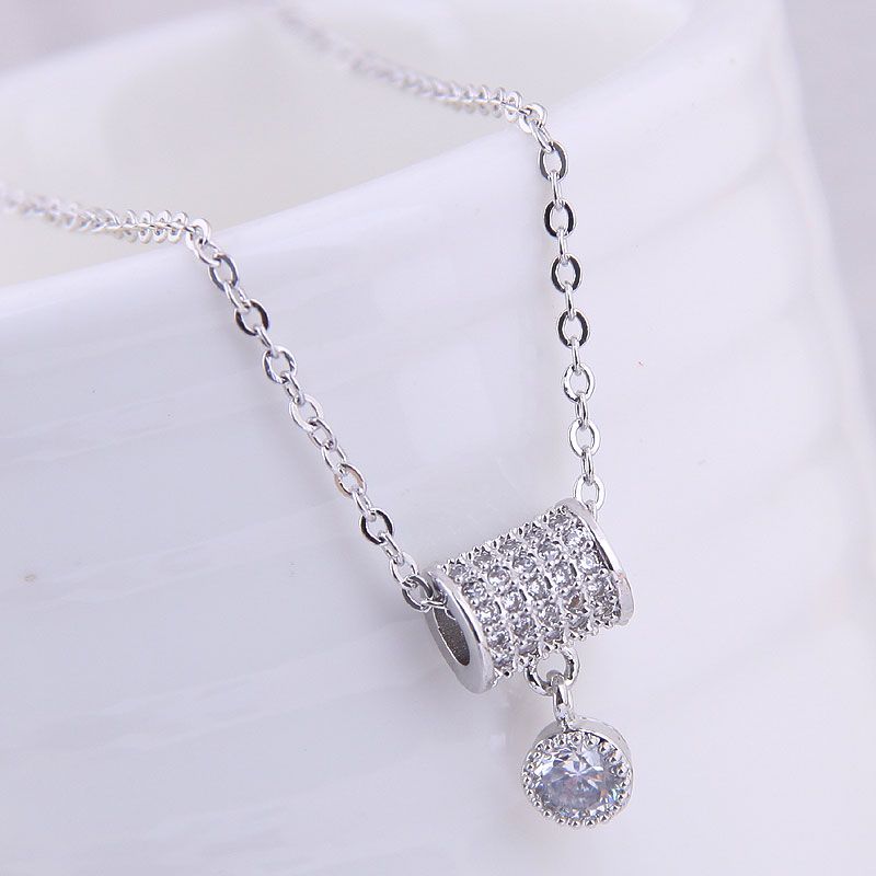 Copper  Zircon Neckl...