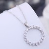 Copper  Zircon Necklace Korea Nhsc200147