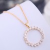 Copper  Zircon Necklace Korea Nhsc200147
