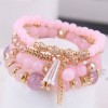 Imitated Crystal Beads Bracelet Korea Nhsc200211