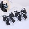 Delicate Korean Fashion Exquisite Ol Big Bow Temperament Earrings Nhsc191972