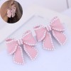 Delicate Korean Fashion Exquisite Ol Big Bow Temperament Earrings Nhsc191972