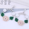 European And American Fashion Metal Simple And Sweet Flower Exaggerated Earrings Nhsc191982