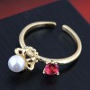 Exquisite Fashion Simple Crown Open Ring Wholesale Nhsc192544