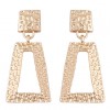 Exquisite European And American Metal Geometric Modeling Personality Exaggerated Fashion Earrings Nhsc193567