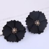 European And American Fashion Metal Exaggerated Sweet Flower Temperament Earrings Nhsc193569