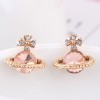 Boutique Korean Fashion Sweet Simple Saturn Ol Earrings Nhsc193675