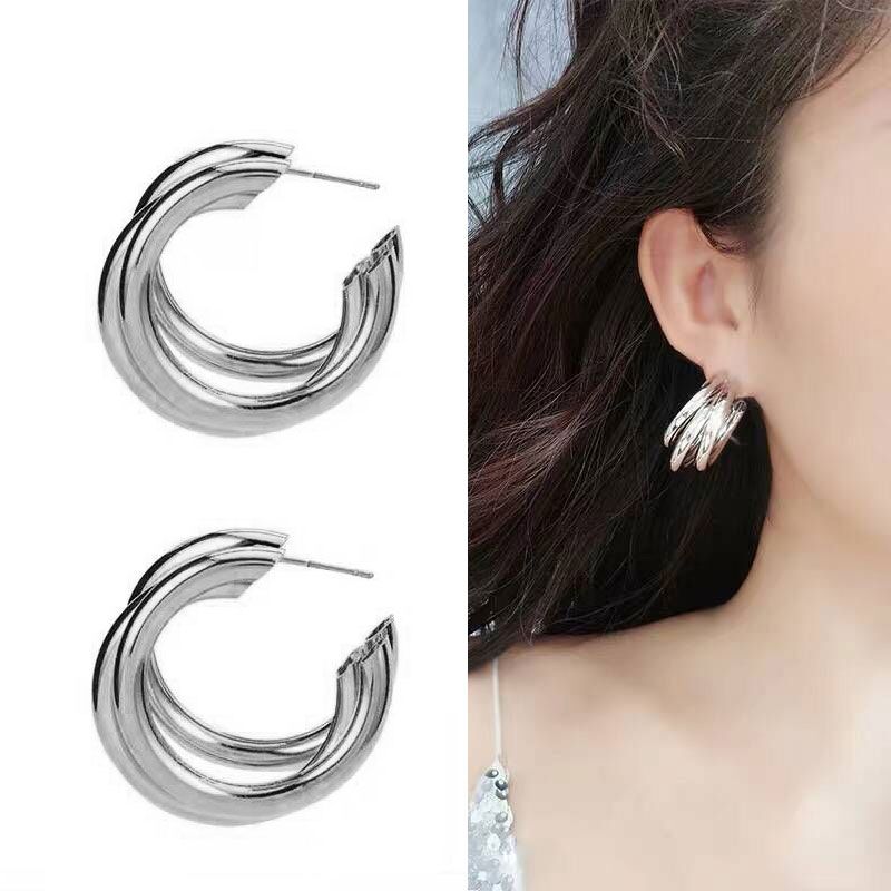 Fashion Metal Simple Earrings Nhsc193684
