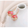 Boutique Korean Delicate Super Beautiful Flower Cluster Earrings Nhsc193689