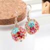 Boutique Korean Delicate Super Beautiful Flower Cluster Earrings Nhsc193689