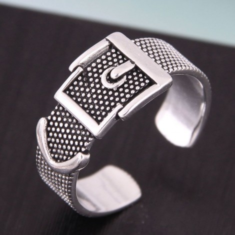 Delicate Korean Fashion Sweet Ol Retro Belt Buckle Open Ring Nhsc194600