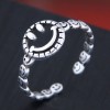 Delicate Korean Fashion Sweet Ol Retro Smiley Open Ring Nhsc194604