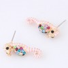 Korean Fashion Sweet And Cute Hippocampal Personality Earrings Nhsc199097