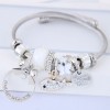 Fashion Metal Wild Bow Simple Circle Dolphin Multielement Pan Simple Bracelet Nhsc199644