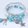 Fashion Metal Starfish Wild Multilayer Hanging Bracelet Nhsc199645