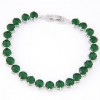 Fashion Copper Plated Real Gold Simple Zircon Bracelet Wholesale Nhsc199646