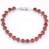 Fashion Copper Plated Real Gold Simple Zircon Bracelet Wholesale Nhsc199646