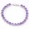 Fashion Copper Plated Real Gold Simple Zircon Bracelet Wholesale Nhsc199646