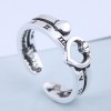 Exquisite Fashion Vintage Love Open Ring Nhsc199695
