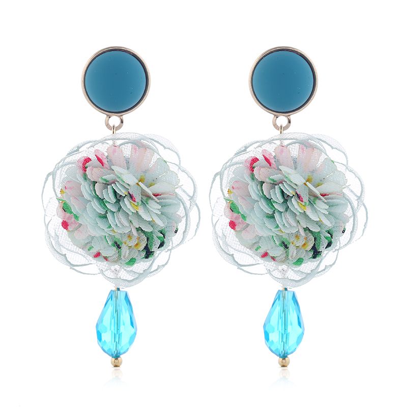 Korean Fashion Sweet Simple Rose Drop Earrings Fahsion Jewelry Wholesale Nhsc200880