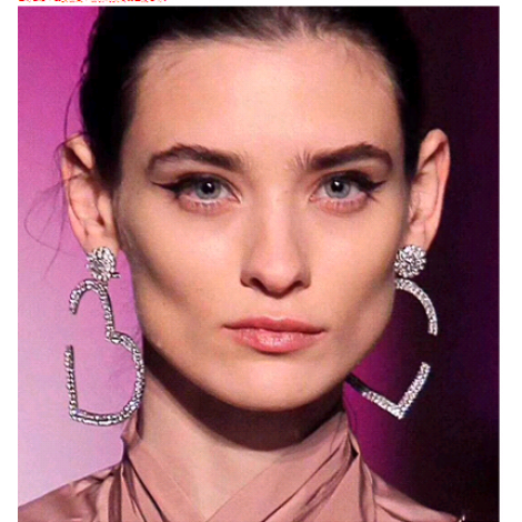 Fashion Jewelry Fashion Metal Bright Diamond Love Heart Exaggerated Earrings Wholesale Nhsc200892