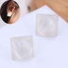 Fashion Jewelry Korean Fashion Sweet Resin Accessories Square Earrings Wholesale Nhsc200893