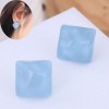 Fashion Jewelry Korean Fashion Sweet Resin Accessories Square Earrings Wholesale Nhsc200893