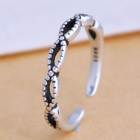 Fashion Jewelry Fashion Vintage Knit Ring Simple Ring Wholesale Nhsc200907