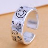Fashion Jewelry Fashion Retro Smiley Open Ring Nhsc200908