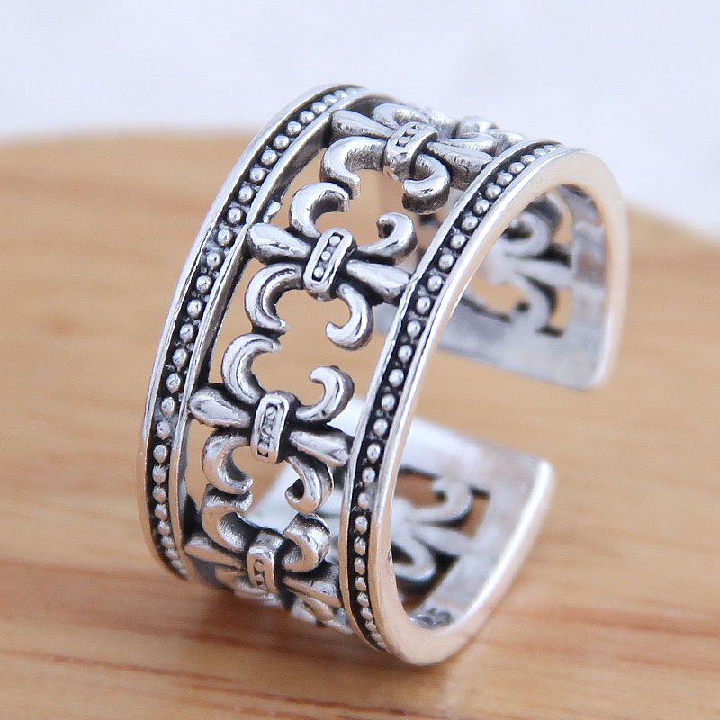 Fashion Jewelry Fashion Retro Simple Exaggerated Open Ring Nhsc200910