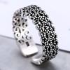 Fashion Jewelry Metallic Vintage Simple Temperament Open Ring Nhsc200918