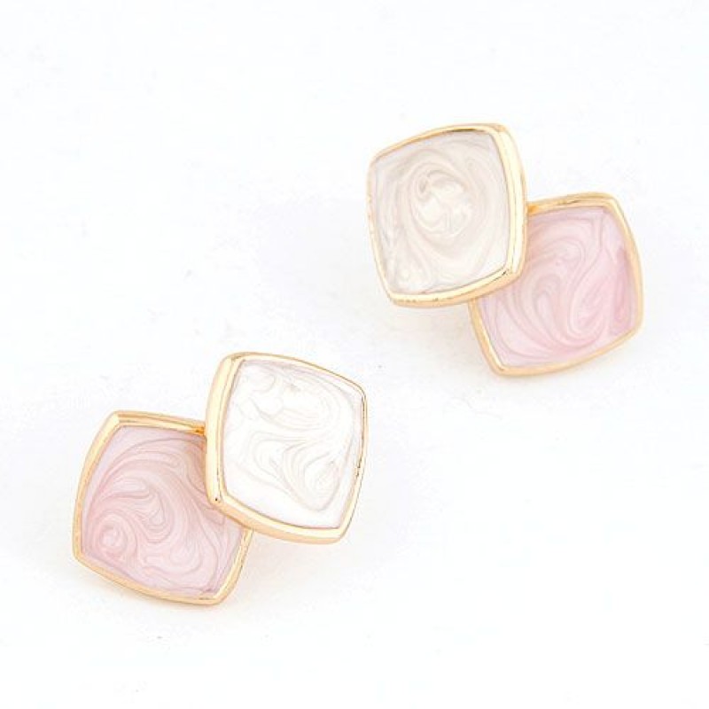 Fashion Jewelry Korean Fashion Lady Wild Threedimensional Cube Temperament Earrings Nhsc201026