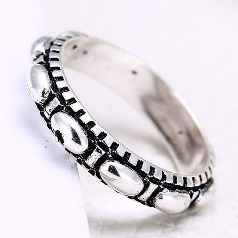 New Fashion Metal Imitation Silver Ring Nhsc201800