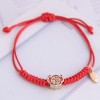 Korean Fashion Sweet Red Rope Female Bracelet Nhsc201806