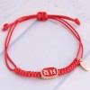 Korean Fashion Sweet Red Rope Female Bracelet Nhsc201806