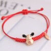 Korean Fashion Sweet Red Rope Female Bracelet Nhsc201806