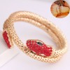 New Fashion Metal Trend Metal Snake Exaggerated Bangle Nhsc201808