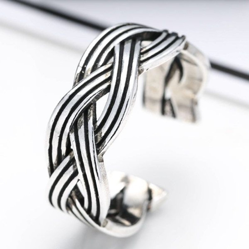 New Fashion Metal Imitation Thai Silver Open Ring Nhsc201814