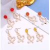 Korean Fashion Sweet Simple Love Pearl Earrings Nhsc201820