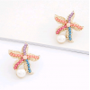 Fashion Jewelry Korean Fashion Starfish Stud Earrings Nhsc202421