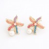 Fashion Jewelry Korean Fashion Starfish Stud Earrings Nhsc202421