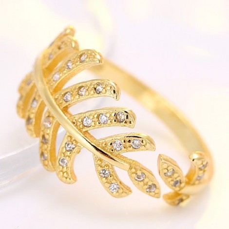 Fashion Jewelry Korean Fashion Ol Inlaid Zircon Open Ring Nhsc202435