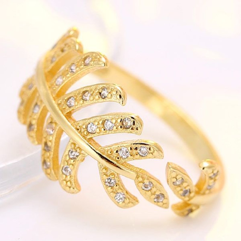 Fashion Jewelry Korean Fashion Ol Inlaid Zircon Open Ring Nhsc202435