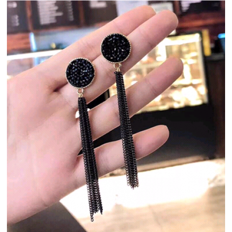 Fashion Jewelry Metallic Simple Fringed Temperament Female Earrings Nhsc202449