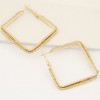 Jewellery For Women Fashion Metal Simple Bead Square Earrings Nhsc202451