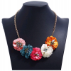 Fashion Jewelry Fabric Flower Necklace Nhsc202452