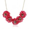 Fashion Jewelry Fabric Flower Necklace Nhsc202452