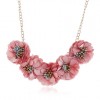 Fashion Jewelry Fabric Flower Necklace Nhsc202452