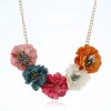 Fashion Jewelry Fabric Flower Necklace Nhsc202452