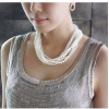 Fashion Jewelry Korean Multilayer Pearl Necklace Nhsc202453